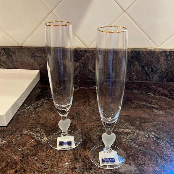 Waterford Crystal Dining Waterford Champagne Flutes Poshmark